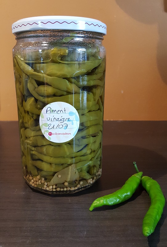 conserve piment au vinaigre
